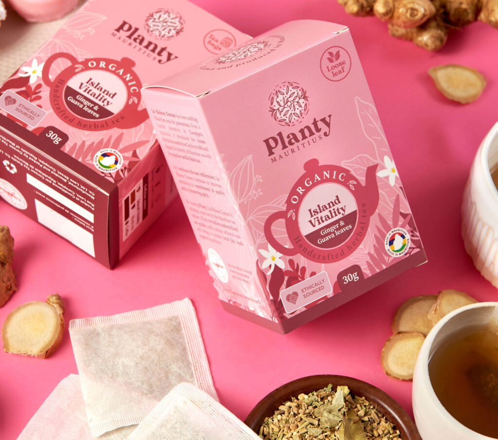 Island Vitality - Tea infusion : Loose leaf and tea bag Island Vitality - Tea infusion : Loose leaf and tea bag