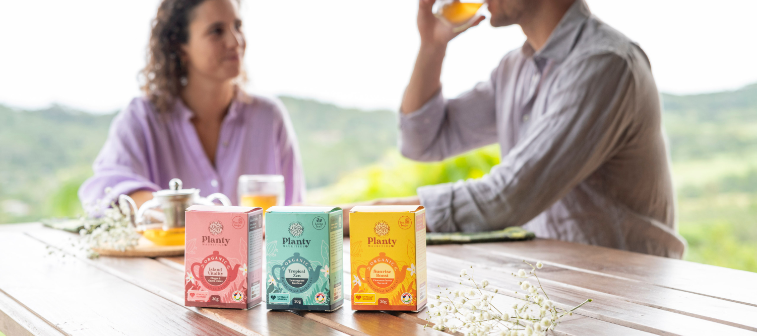 Mauritius souvenir : Planty infusion